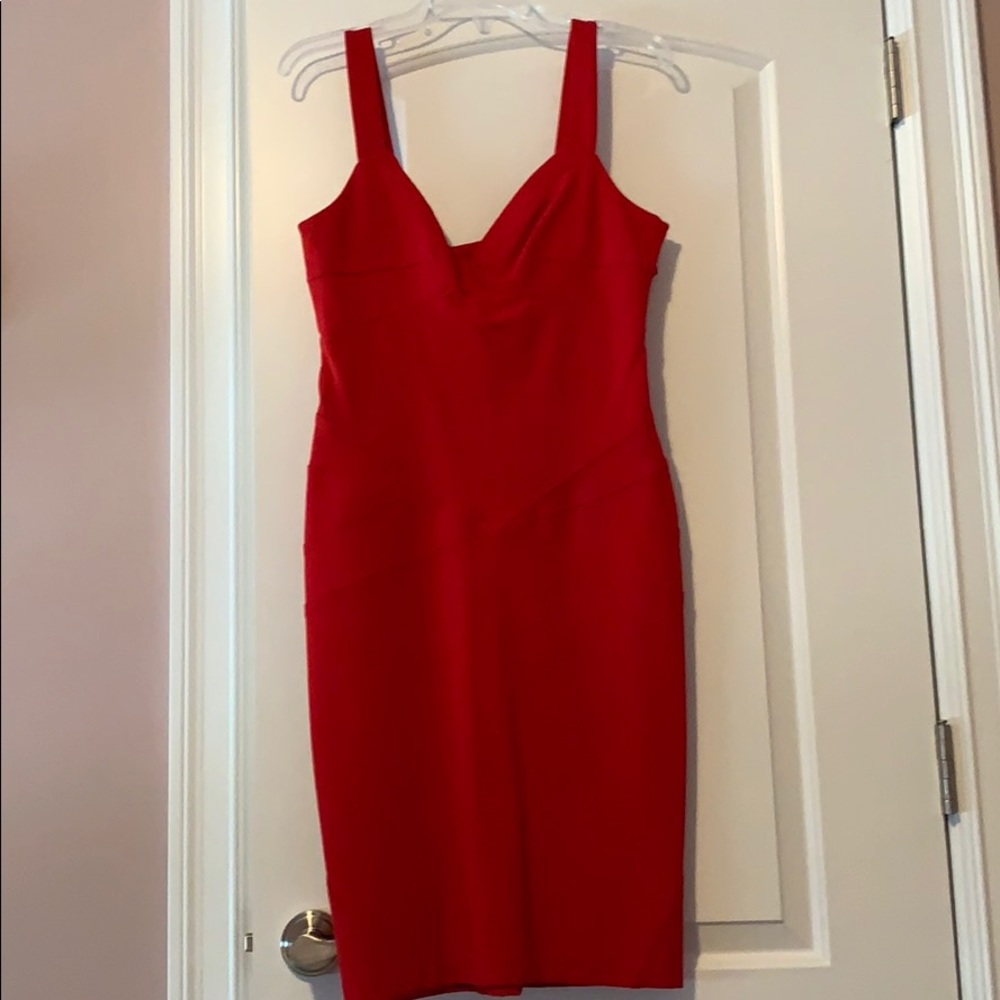Absolutely stunning DVF red dress